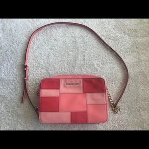Michael Kors Jet Set Leather Crossbody Bag